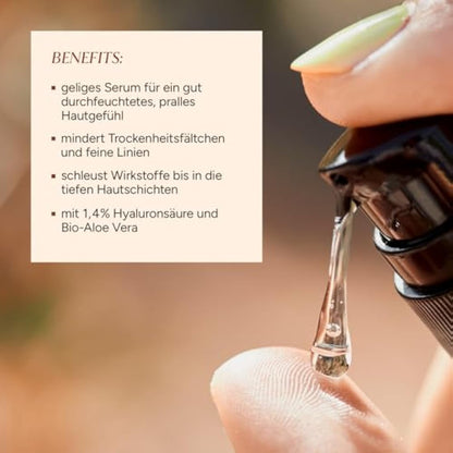 JUNGLÜCK Hyaluron Concentrate | Gives you valuable moisture & a fresh complexion | Reduces dryness lines