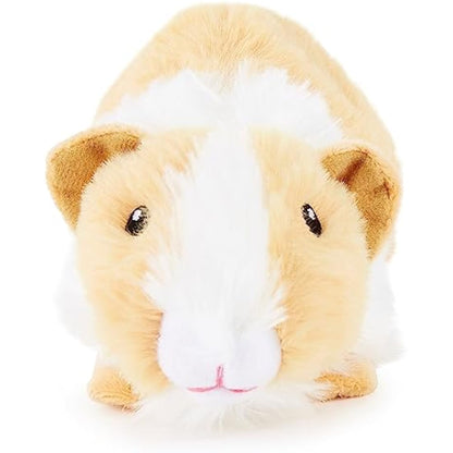Zappi Co 100% Recycled Plush Guinea Pig Toy (15cm Length) Stuffed Soft Cuddly Eco Friendly animals Collection For New Born Child First kid