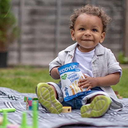 Kiddylicious Cheesy Veggie Straws - Delicious Snacks for Kids - Suitable for 9+ Months - 9 Packs