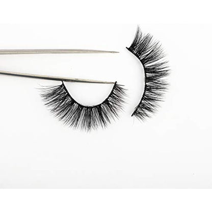 Newcally False Eyelashes Natural 3D Lashes Cat Eye Look Faux Mink Lashes Fluffy Strip 14 Pairs, Multipack