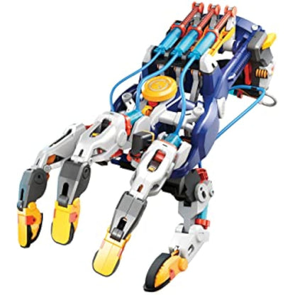 CONSTRUCT & CREATE Hydraulic Cyborg Hand DIY STEM Build Your Own Project Kit Set