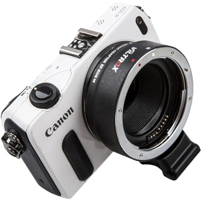 VILTROX EF-EOS M Lens Mount Adapter Auto Focus Converter Ring for EF/EF-S series Lens compatible with Canon EOS M Mount Cameras EOS M3 M5 M6 M10 M50 M100