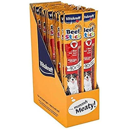 Vitakraft 230094 cani di Snacks Beef Sticks bovina, 50 x 12 g