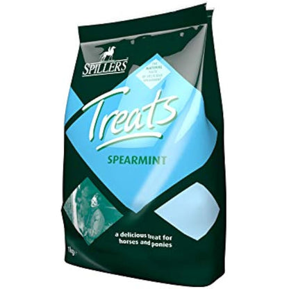 SPILLERS Spearmint Treats (1KG) x 8 (bulk buy) - For Horses