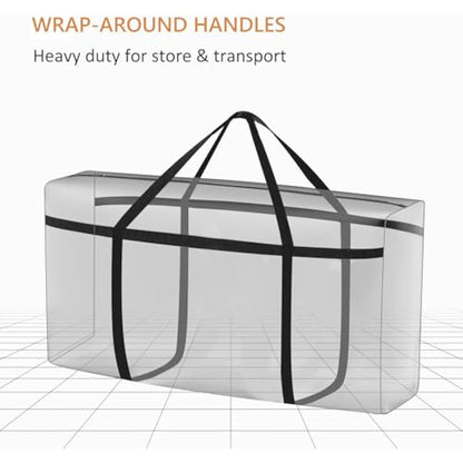 SUOHINAO 3 Pack 120L Large Storage Bags,Strong Packing Boxes for Moving House,Large Moving Boxes for Clothes,Duvet,Bedding,Moving Home,Blankets
