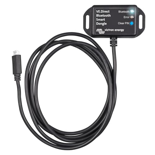 Victron Energy VE.Direct Smart Dongle (Bluetooth) - Wireless Data for BMV & MPPT - View on iOS & Android with VictronConnect App