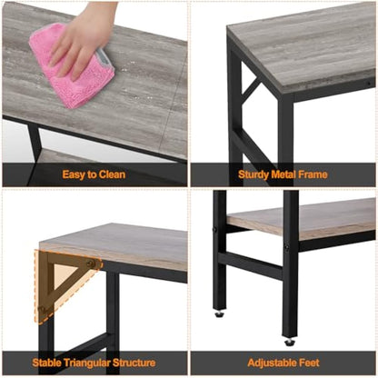 Livofloral Entryway Table, Narrow Sofa & Console Tables, Behind Couch Table for Hallway Bedroom Living Room Foyer Office