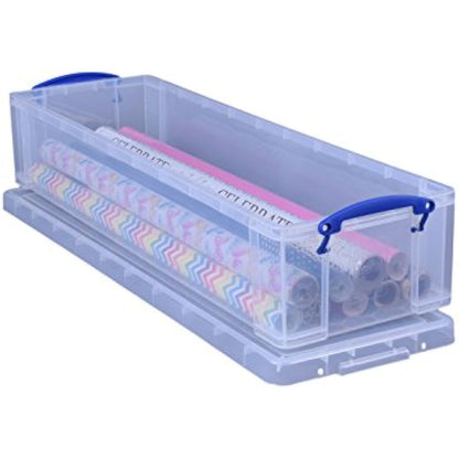 Really Useful Box Plastic Storage 22 Litre Clear