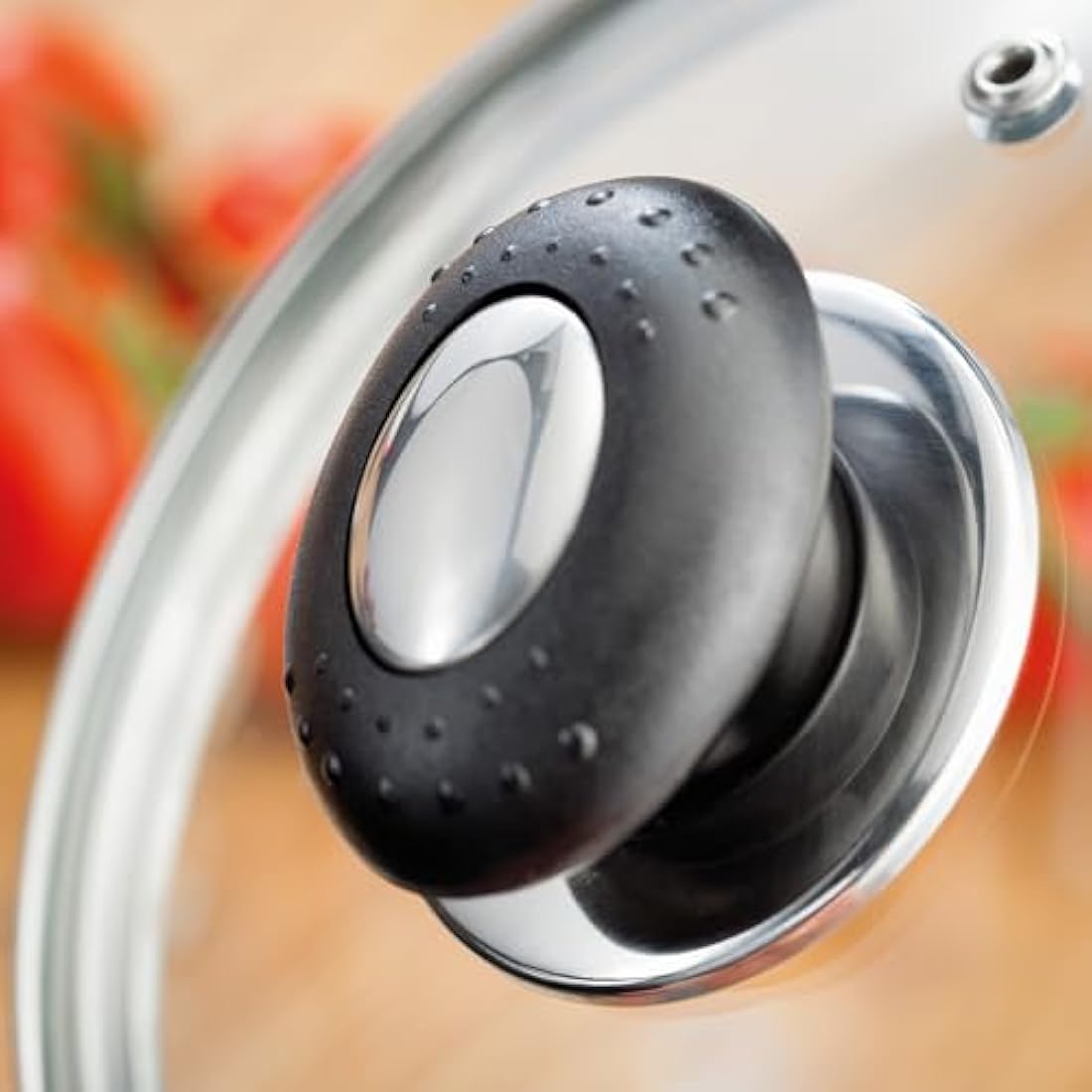 Judge Essentials Stainless Steel Set of Pans, 3-Piece Set, 16cm, 18cm & 20cm Saucepans, Vented Glass Lids, Induction Ready