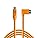 Tether Tools USB-C a 3.0 Micro-B Right Angle 4.60 m Orange