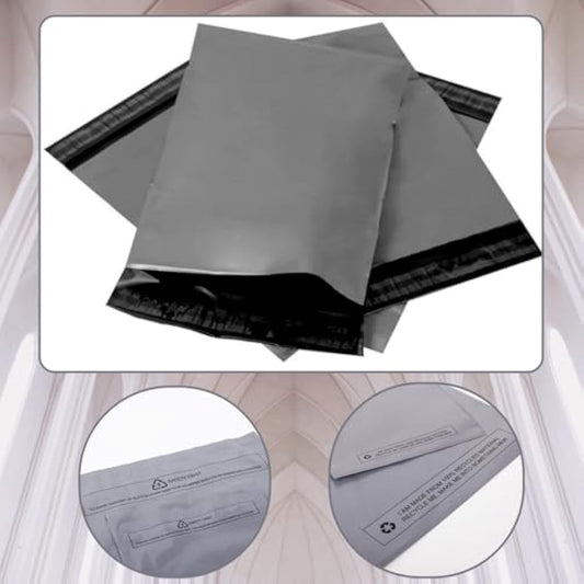 DVIVA 50pcs Postage Bags for Clothes |12"x16" Waterproof and Tear-Proof Mailing Bags | Large Parcel Bags for Delivery, Shipping & Packages