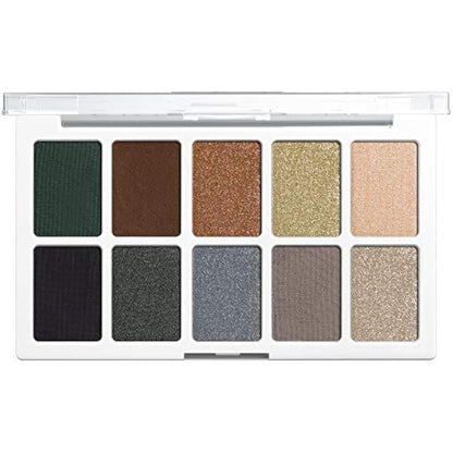 Wet n Wild, Color Icon 10-Pan Palette, Eyeshadow Palette, 10 Richly Pigmented Colors for Everyday Makeup, Long-Lasting and Easy to Blend Formula, Lights Off