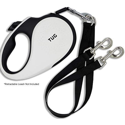 TUG 2-Pack Lead Attachment for Chew Prevention | 0.5 Meters | Walk Two Dogs with One Lead