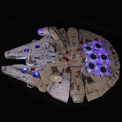 BRIKSMAX Led Lighting Kit for Lego Star Wars Millennium Falcon- Compatible with Lego 75192 Building Blocks Model- Not Include The Lego Set