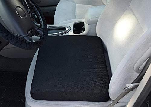 Cozy BoSpin Portable Seat Cushion for Office Soft Memory Foam Seat Cushion Non Slip Bottom with Carry Handle,Washable Cover，Comfortable Coccyx