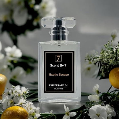 Exotic Escape Eau De Parfum Spray For Women -A Muglr Amber Woody Fragrance - Long-Lasting Luxury Perfume with Mandarin Orange, Moroccan Jasmine, White Amber 50ml
