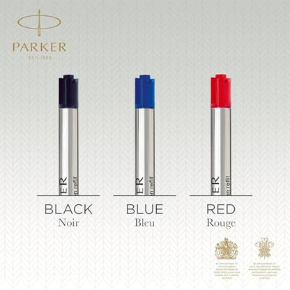 Parker Ballpoint Pen Refills | Medium Point | Blue QUINKflow Ink | 10 Count