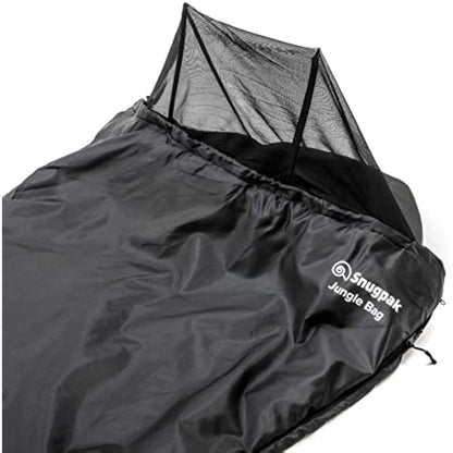 Snugpak Jungle Bag WGTE - Sleeping Bag with Built-in Mosquito Net - Lightweight, Sanitary Sleep Bag & Versatile Quilt - Cosy Sleeping Bag for Tropical Condition Camping & Exploration