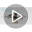 HiBay 6X Round GU10 Downlights Tilt LED Recessed Ceiling Lights Brushed Chrome Spotlights Fitting with 5W LED Bulbs Cool White 240V
