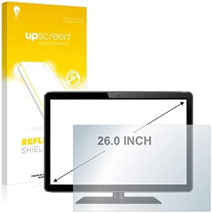 upscreen 26" Screen Protector Matte for Flat panel monitors with 26.0 Inch (66 cm) [551 mm x 344 mm, 16:10] – Anti-Glare, Anti-Fingerprint