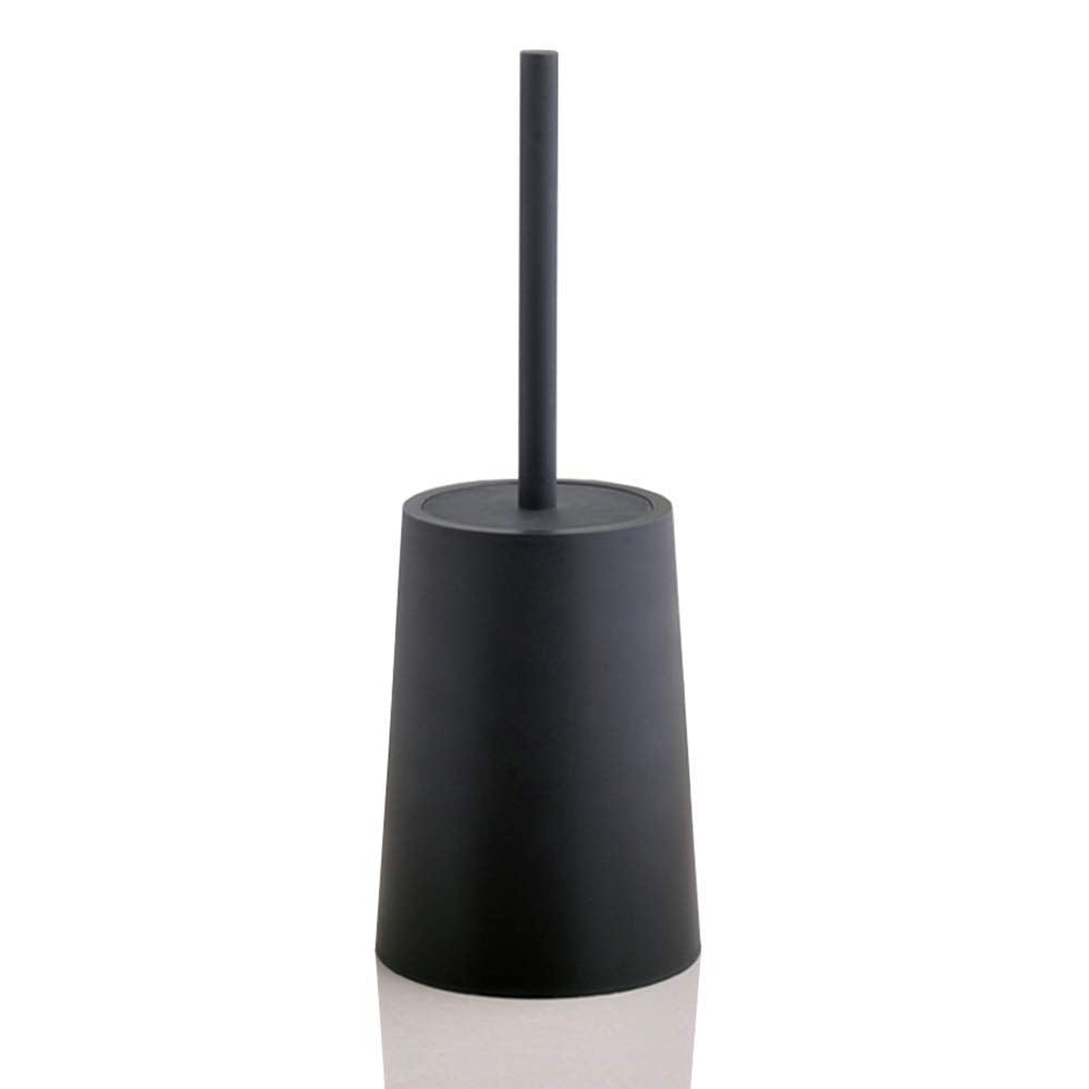 Toilet Brush and Holder for Bathroom Toilet Bowl (Black)