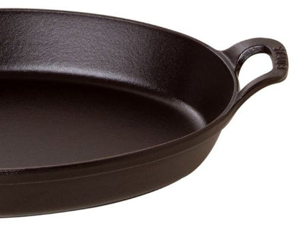 STAUB 40509-341-0 Oven dish Oval 28cm Black