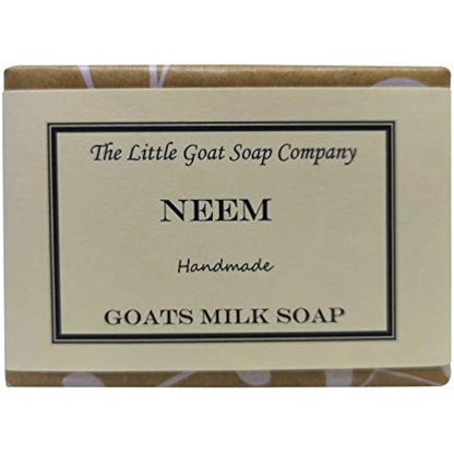 the Little Goat Soap Company Neem Goats Milk Soap 4 X 100g, N4