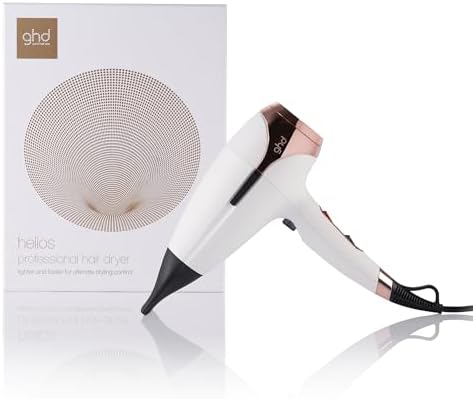 ghd Helios Professional Hair Dryer - Lightweight, Fast Styling, Ultimate Styling Control - for All Hair Types (UK Plug)