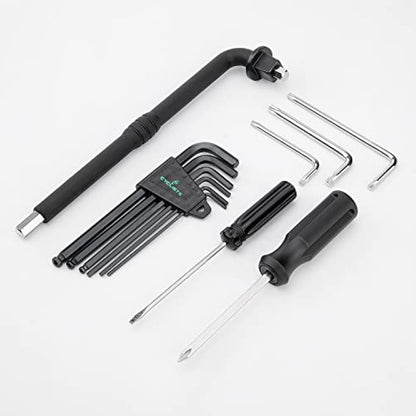 cyclists 27-Piece Bicycle Repair Kit, Portable Tool Box Tool Set, Tyre Chain Assembly, Repairs Bike Tool, with Carry Case