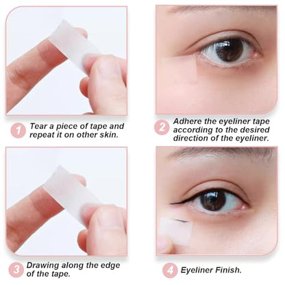 FYACCD Eyelash Tape, 2 Rolls Eyelash Extension Tape, Eyelashes Adhesive Tape, for Eyelashes Extension, DIY