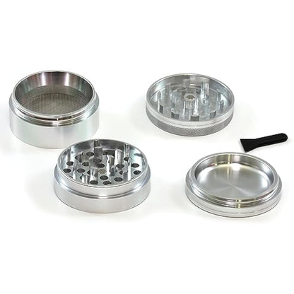 RAW 19330 Aluminium Grinder Set of 4 with Shovel 56 mm