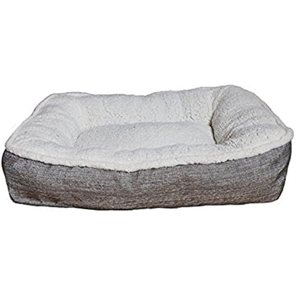 Rosewood Plush/Tweed Teddy Bear Dog Mattress, Large