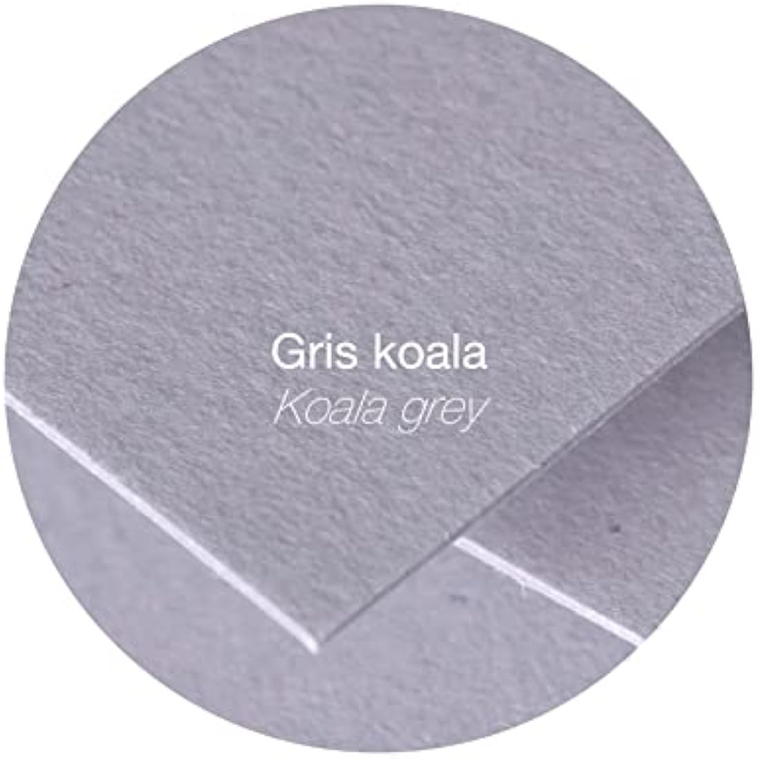 Clairefontaine - Ref 5328C - Pollen Envelopes (Pack of 20) - 140 x 140mm Sized, 120gsm Paper, Gummed Seal, Inkjet & Laser Printer Compatible, Acid Free - Koala Grey