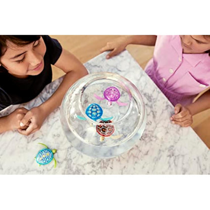 Robo Turtle Robotic Swimming Turtle by ZURU, Swims, Battery Powered, bath Toy(2 Pack, Green & Pink)