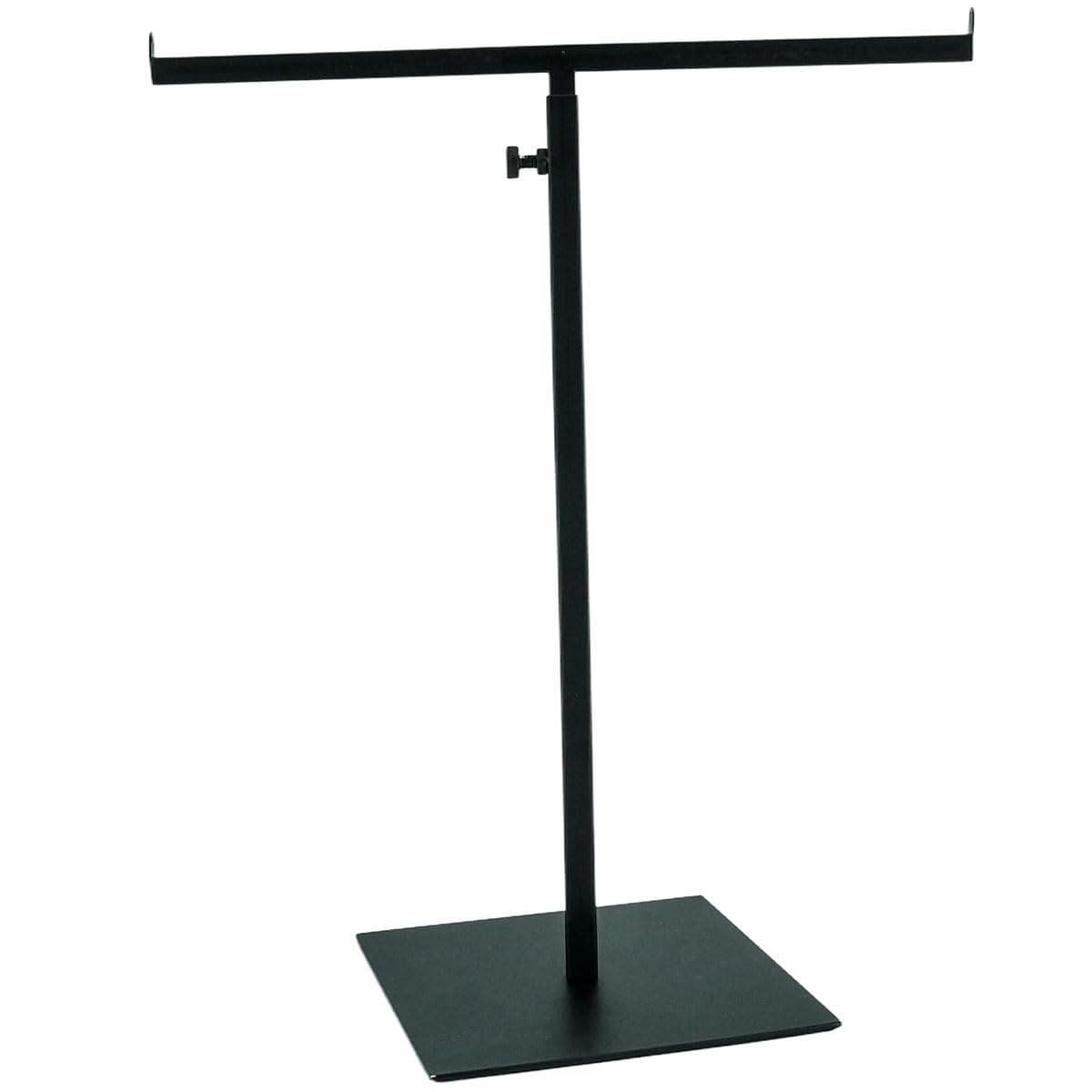 ciciment Purse Display Stand - Adjustable T-Bar Metal Handbag Rack with Double Hook Holder for Jewelry, Necklace, and Scarf