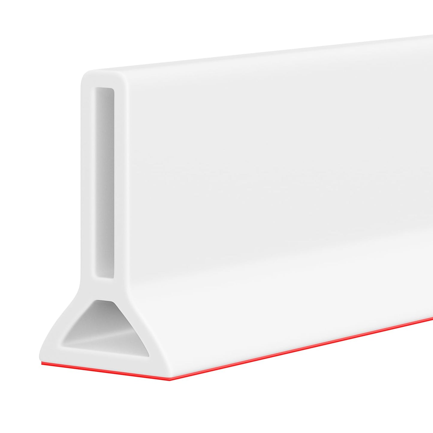 DLYYPLUS 1M Wet Room Floor Barrier, Self-Adhesive Silicone Shower Splash Guard, Shower Threshold Water Dam Barrier Keeps Water Inside Threshold Dry