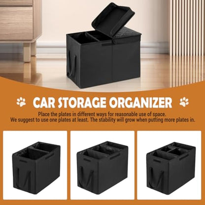 UNICITII Car Seat Extender for Large Dogs up to 120 LBS, Back Seat With Storage Organizer Gap Filler for Front or Back