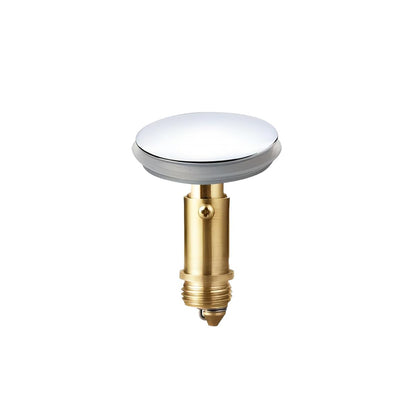 Qrity Push Pop-Up Click Clack Plug Stopper 38mm, Bathroom Sink Drain Plug Stopper, Drain Sink Waste Plugs, Brass Pop-up Stopper