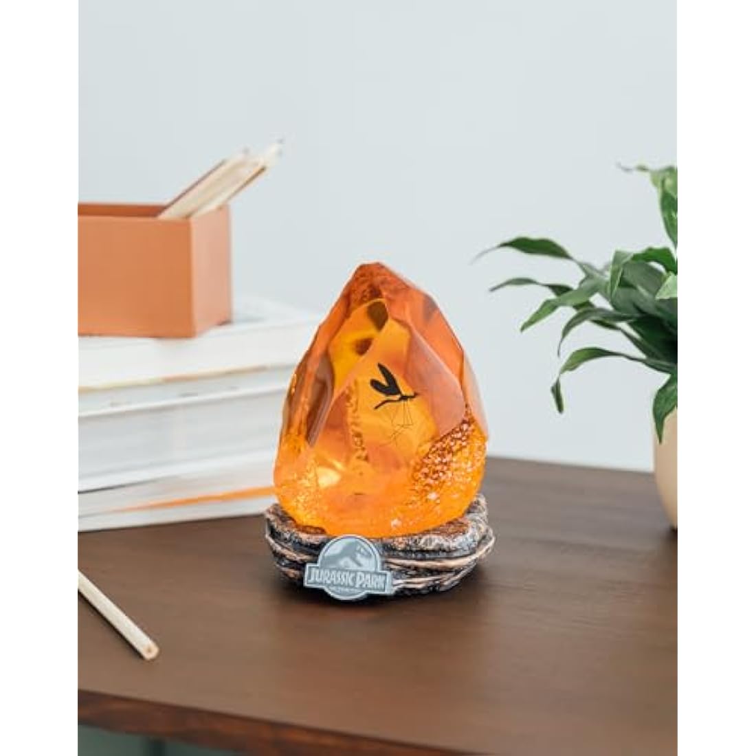 Grupo Erik Baterry Lamp - Jurassic Park Merchandise | Night Light Kids, Night Lamp Bedside, Mood Lighting, Nightlight | Jurassic World Rebirth Merchandise, Cool Room Decor
