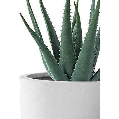 Kante Planter, Concrete, White, 13.1",11",9" Dia