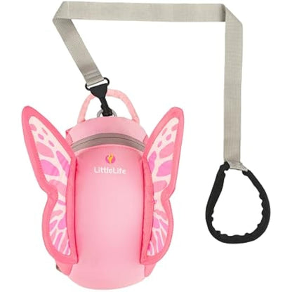 LittleLife Butterfly Toddler Backpack With Safety Rein, 18 x 14 x 23 cm