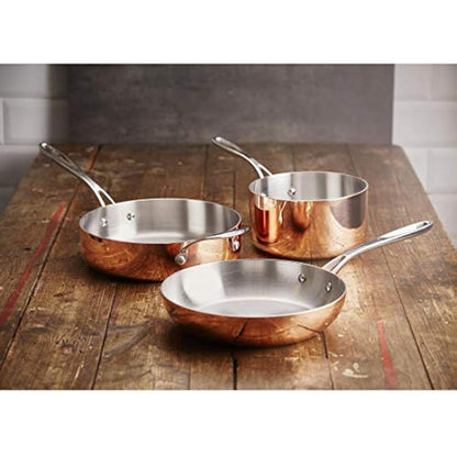 Vogue Induction Tri-Wall Copper Saute Pan - 240mm 9"