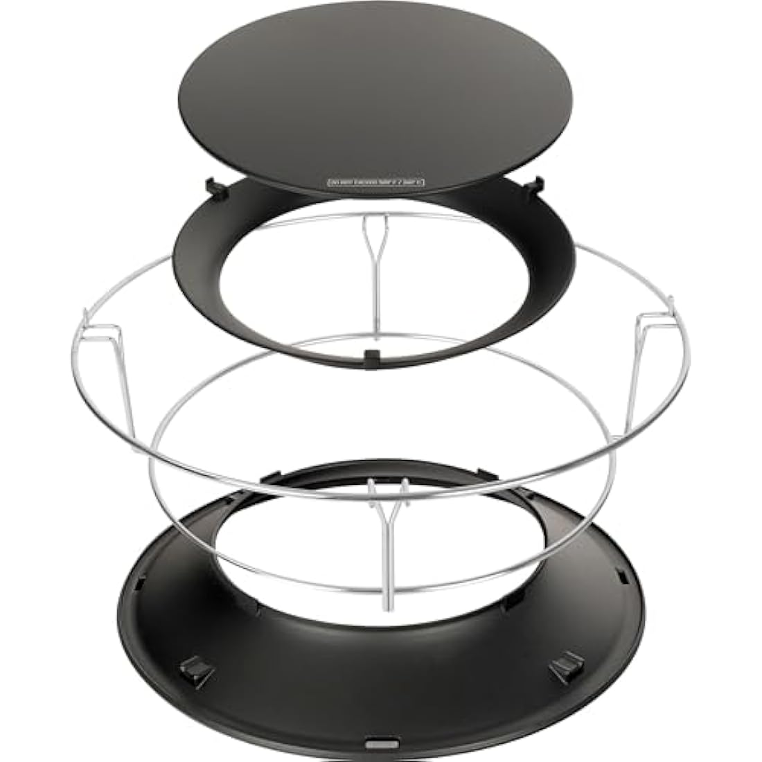 Kamado Joe KJ-Hyper Classic SloRoller KJ Sl?Roller Plus The Rack, Black, 18.288 cm*44.704 cm*44.704 cm