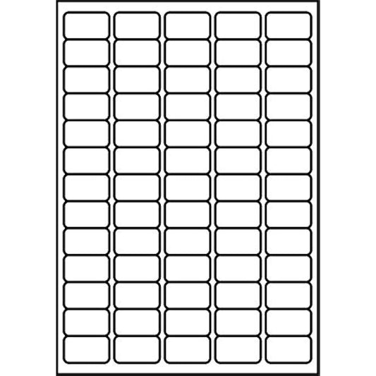 SmithPackaging A4 Self Adhesive Address Labels, 65 Labels Per Sheet, 100 Sheets, 38.1 x 21.2mm 6500 Labels