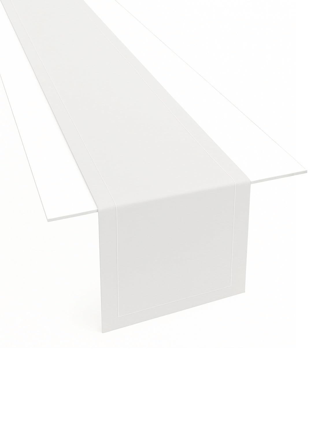 Table Runner Made of Minimate Fabric Modern, Smooth, Wide Hem, Non-Iron, Durable, Washable at 60°C, Can be Tumble Dried, Kitchen and Living Room