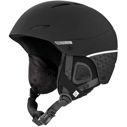 Bollé - Juliet, No Lens Reference, Medium, Snow Helmets, Feminine, Adult |Black Matte and White Pearl Matte