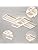 ASDMD LED Ceiling Light, 45W Modern Dimmable Ceiling Lighting, Square Ceiling Lamp with Remote Control for Living Room Dining Room Bedroom, 2700-6500K Close to Ceiling Light Fixture (White, 80CM)
