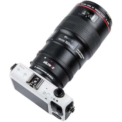 VILTROX EF-EOS M Lens Mount Adapter Auto Focus Converter Ring for EF/EF-S series Lens compatible with Canon EOS M Mount Cameras EOS M3 M5 M6 M10 M50 M100
