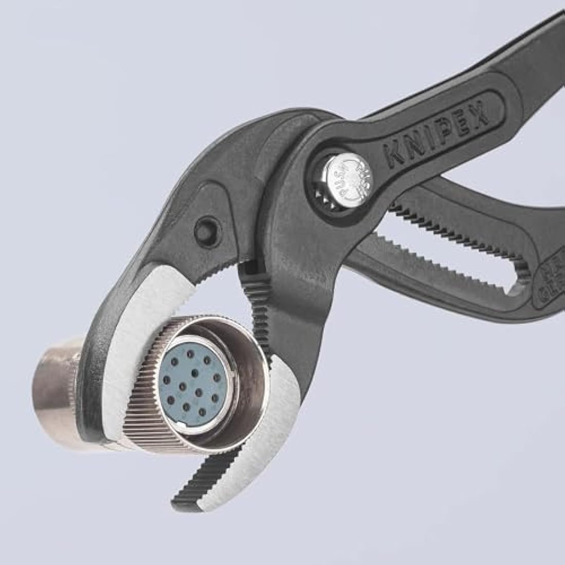 Knipex Siphon and Connector Pliers black atramentized, with non-slip plastic coating 250 mm 81 01 250