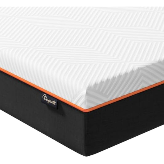 Vesgantti Small Double Mattress, 16CM Gel Memory Foam Small Double Mattress for Cool Sleep & Pressure Relief - Medium, 120x190x16CM, CertiPUR-US Certified